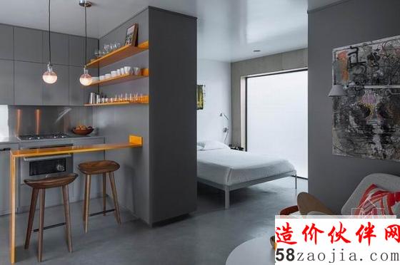簡(jiǎn)約不單調(diào)!威尼斯31平“微型”公寓