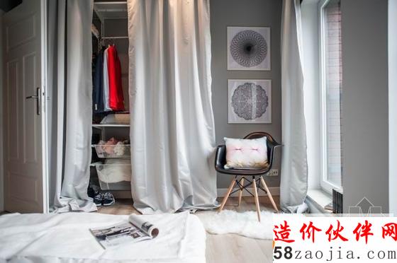 小空間大設(shè)計(jì)!波蘭40平米輕工業(yè)風(fēng)公寓