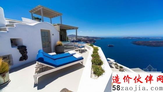 精品“浪漫愛情海”圣托里尼洞穴酒店