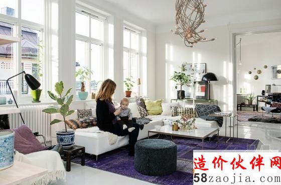 26坪瑞典“L型”小家庭公寓設(shè)計(jì)