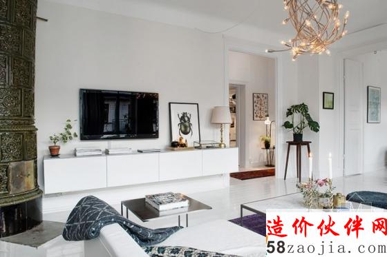 26坪瑞典“L型”小家庭公寓設(shè)計(jì)