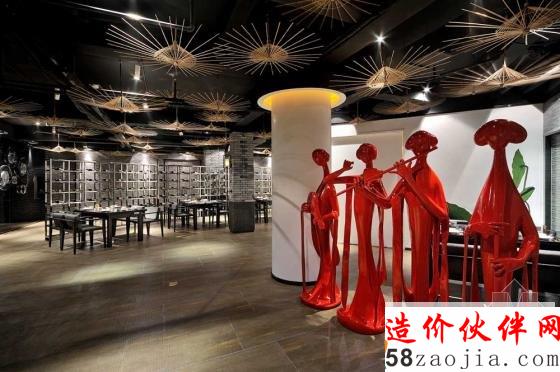福州平潭“東方美”新中式墨韻餐廳