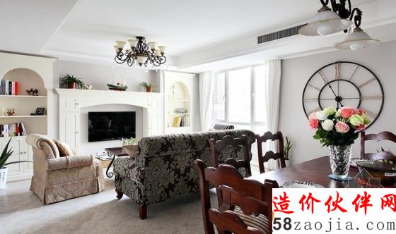 清新自然!都市青年“簡約異域”美式新婚房