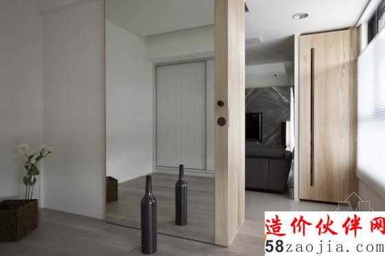 個(gè)性時(shí)尚!現(xiàn)代簡(jiǎn)約“墨黑”兩居室設(shè)計(jì)