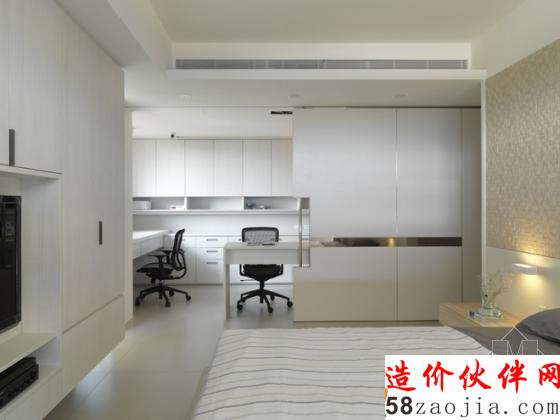 個(gè)性時(shí)尚!現(xiàn)代簡(jiǎn)約“墨黑”兩居室設(shè)計(jì)