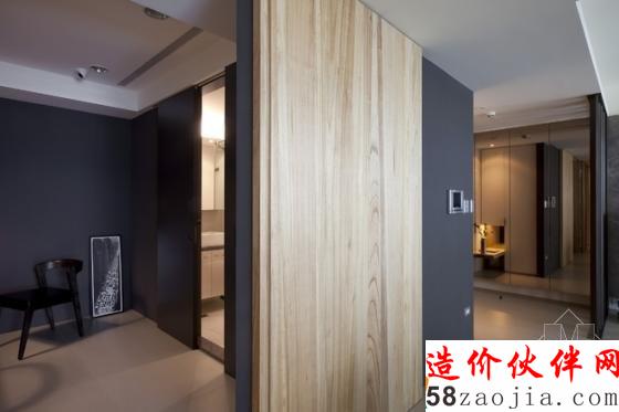 個(gè)性時(shí)尚!現(xiàn)代簡(jiǎn)約“墨黑”兩居室設(shè)計(jì)