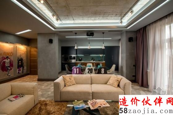 房屋改造!145平球員現(xiàn)代公寓設計