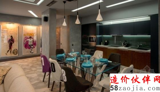 房屋改造!145平球員現(xiàn)代公寓設計