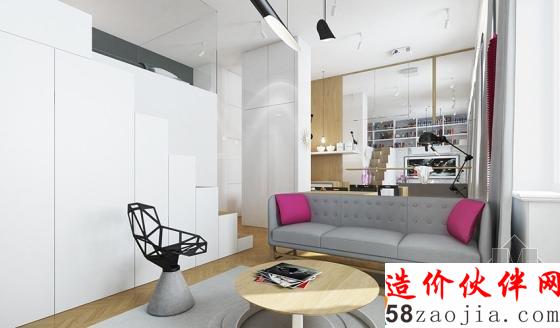 33平舞蹈家“樓中樓”挑高公寓設(shè)計(jì)