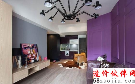 50平臺北“大膽色彩”新婚夫妻屋