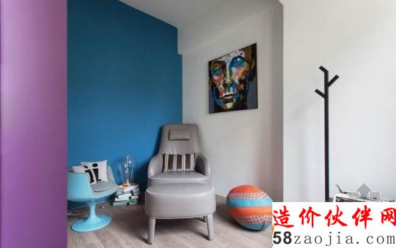 50平臺北“大膽色彩”新婚夫妻屋