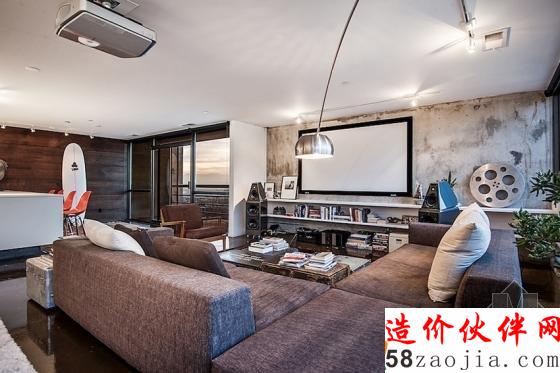 成熟男性風格之美國都會現(xiàn)代風Loft公寓