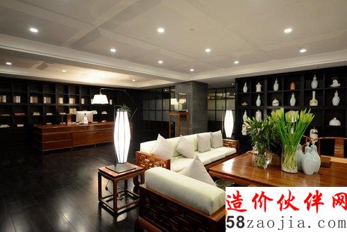 江蘇昆山“簡(jiǎn)潔硬朗”龍海建工辦公室