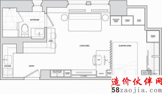 小公寓大清新!32平曼哈頓“俏皮”公寓