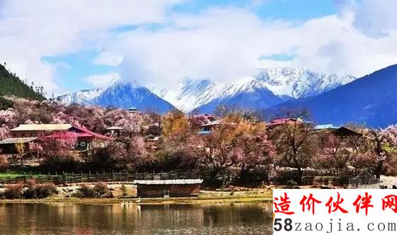 西藏林芝“桃花溝”