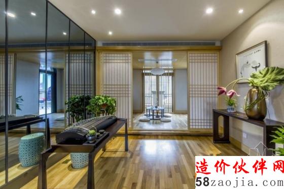 新中式風(fēng)格 西安綠地國際生態(tài)城連體別墅樣板間設(shè)計