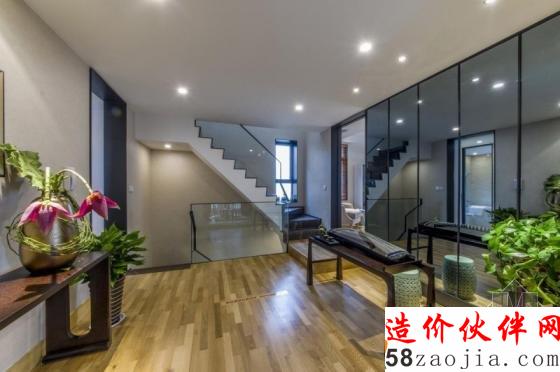 新中式風(fēng)格 西安綠地國際生態(tài)城連體別墅樣板間設(shè)計