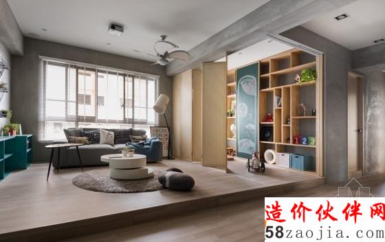 清新自然!高雄“現(xiàn)代簡約”開放式親子公寓