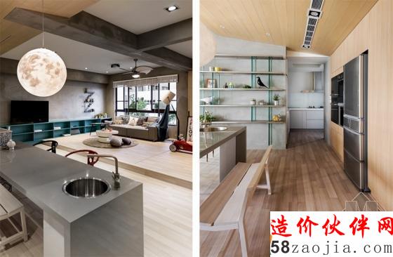 清新自然!高雄“現(xiàn)代簡約”開放式親子公寓
