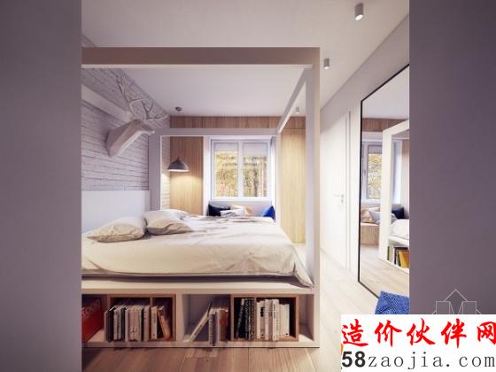 小創(chuàng)意點亮空間!波蘭開放式現代風公寓