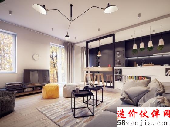 小創(chuàng)意點亮空間!波蘭開放式現代風公寓