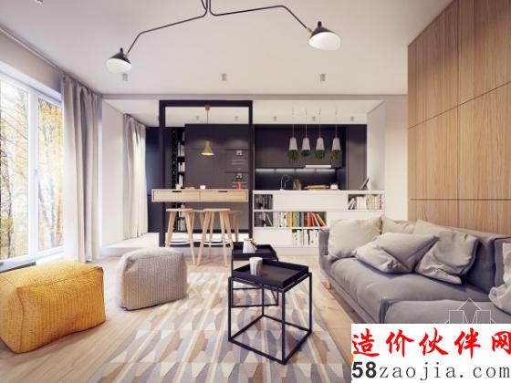 小創(chuàng)意點亮空間!波蘭開放式現代風公寓