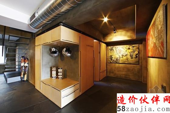 土耳其“狂野復(fù)古”LOFT單身公寓設(shè)計