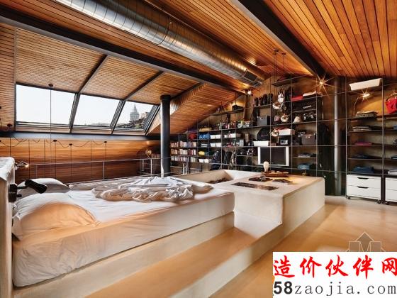 土耳其“狂野復(fù)古”LOFT單身公寓設(shè)計