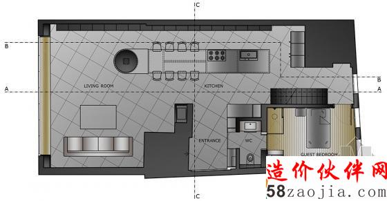 土耳其“狂野復(fù)古”LOFT單身公寓設(shè)計