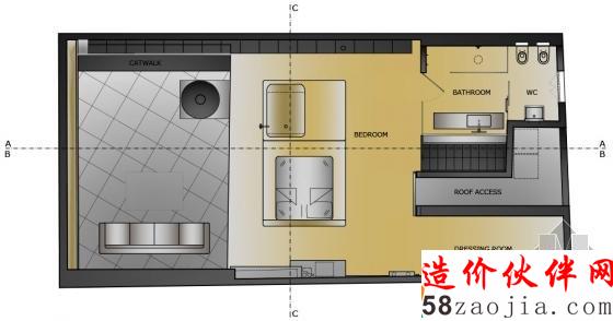 土耳其“狂野復(fù)古”LOFT單身公寓設(shè)計