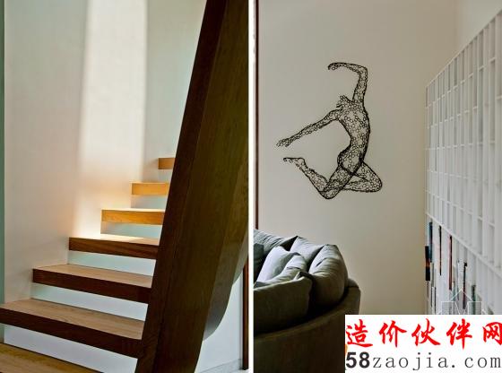 柔美優(yōu)雅的線條!印度鏤空雕塑樓梯公寓
