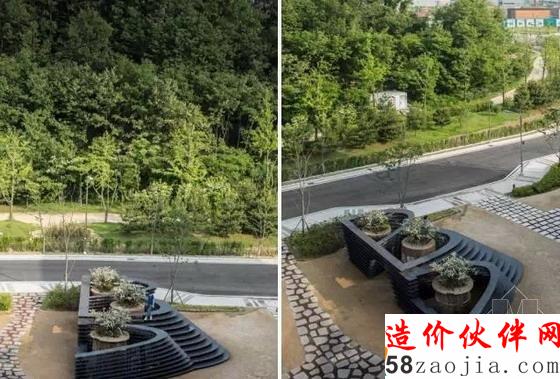 韓國(guó)圍繞廢舊煙囪創(chuàng)作的鐵質(zhì)臺(tái)階景觀