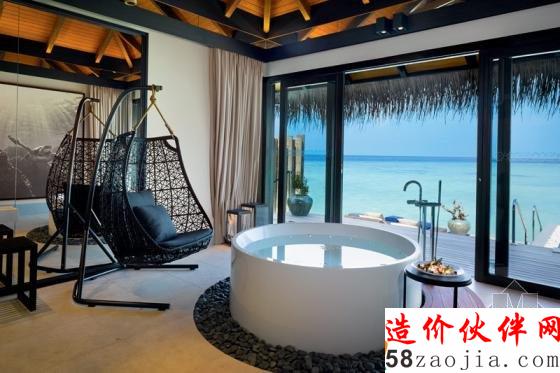 純樸的天然之美!馬爾代夫私人島度假酒店設(shè)計(jì)