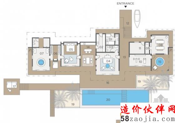 純樸的天然之美!馬爾代夫私人島度假酒店設(shè)計(jì)