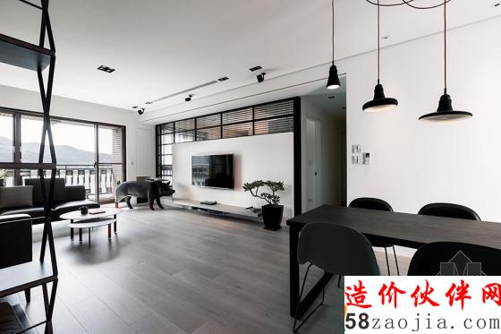 聒噪城市中一抹簡(jiǎn)約的風(fēng)景線!臺(tái)北現(xiàn)代公寓設(shè)計(jì)