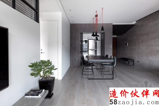 聒噪城市中一抹簡(jiǎn)約的風(fēng)景線!臺(tái)北現(xiàn)代公寓設(shè)計(jì)