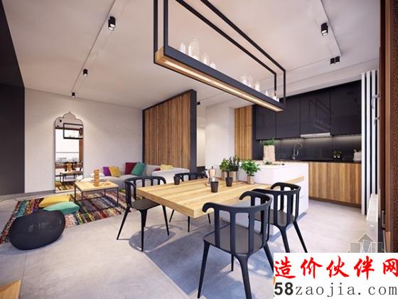 大膽的色彩搭配點(diǎn)亮激情空間!波蘭華沙公寓設(shè)計(jì)