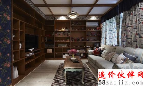 家的期望!78平美式鄉(xiāng)村兩居室婚房設(shè)計