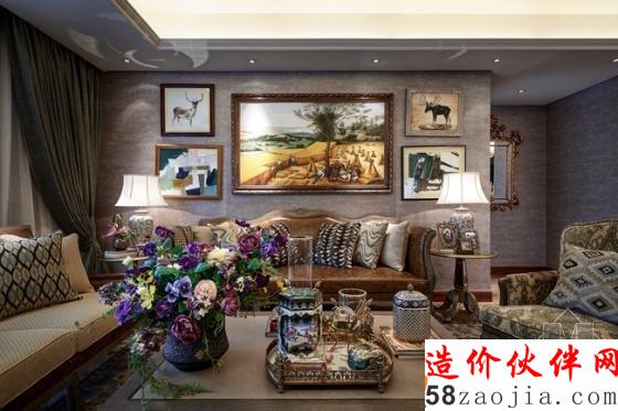 155平“天空之城”法國鄉(xiāng)村風(fēng)情樣板房設(shè)計