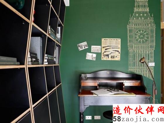 獨(dú)特氣息!100平時(shí)尚復(fù)古“輕盈”家居設(shè)計(jì)