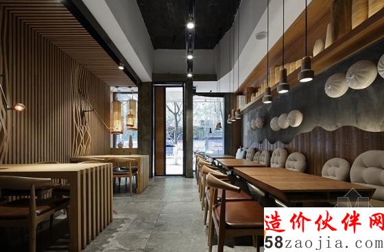 67平合肥返璞歸真“禪意”同慶小籠餐廳設(shè)計