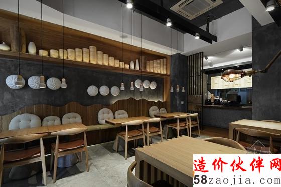 67平合肥返璞歸真“禪意”同慶小籠餐廳設(shè)計