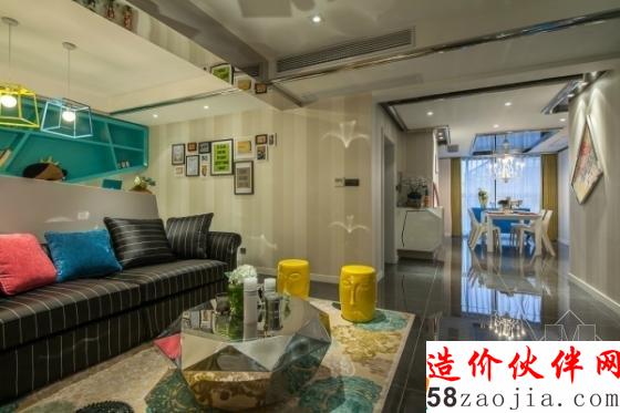 追求前衛(wèi)!摩登時(shí)尚色彩兩居室設(shè)計(jì)