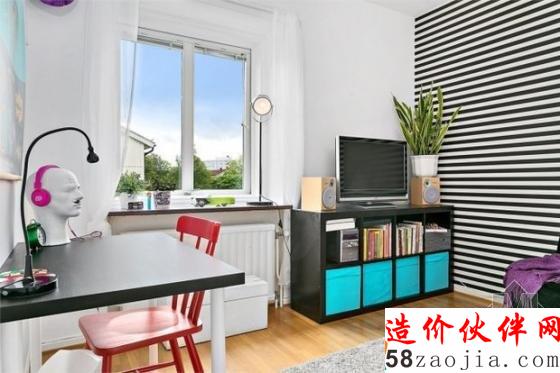 清新色調(diào)!60平尼德蘭花園北歐公寓設計