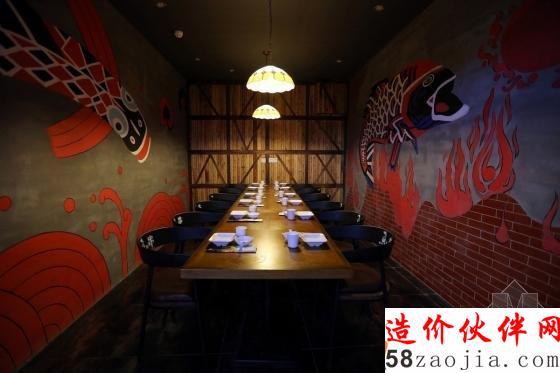 魚和串的故事 濟(jì)南烤魚餐廳設(shè)計(jì)