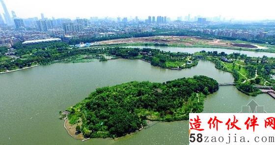 無人機(jī)航拍廣東海珠國(guó)家濕地公園