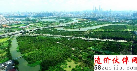 無人機(jī)航拍廣東海珠國(guó)家濕地公園