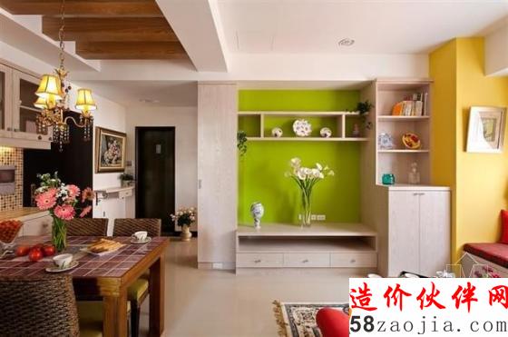 小資生活!58㎡簡(jiǎn)約田園一居室大變身