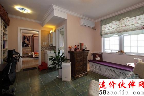 小資生活!58㎡簡(jiǎn)約田園一居室大變身