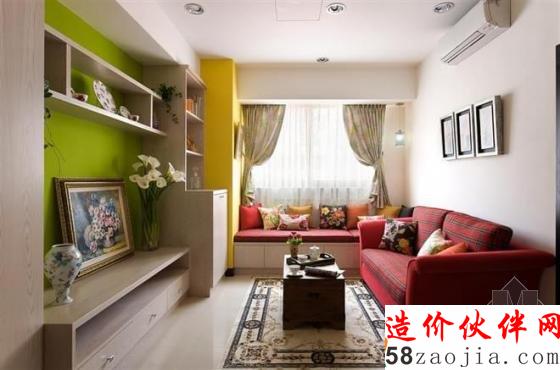 小資生活!58㎡簡(jiǎn)約田園一居室大變身